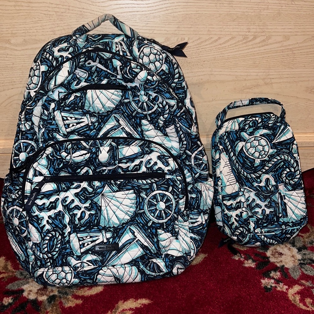 Vera Bradley backpack & lunchbox